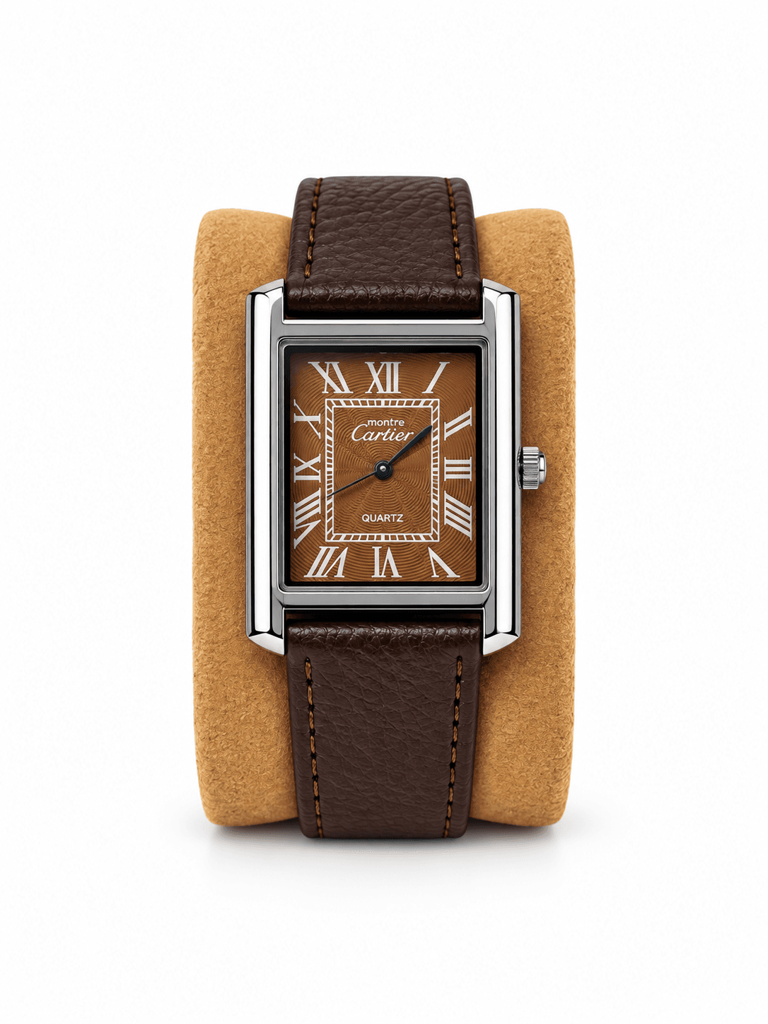 Cartier Tank Leather Strap Watch