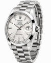 RLX OYSTER PERPETUAL DAY&DATE SILVER DIAL WATCH