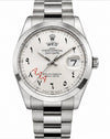 RLX OYSTER PERPETUAL DAY&DATE ARABIC DAIL SILVER WATCH