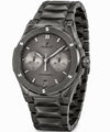 HUBLOT ALL METALLIC GREY DAIMOND CUT CHAIN WATCH