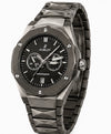 HUBLOT BLACK DAIL METALLIC GREY DIAMOND CUT WTACH
